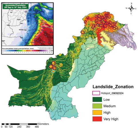 Landslide Projection 9-14 September 2024